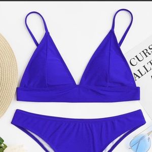 Shein Bright Blue Bikini